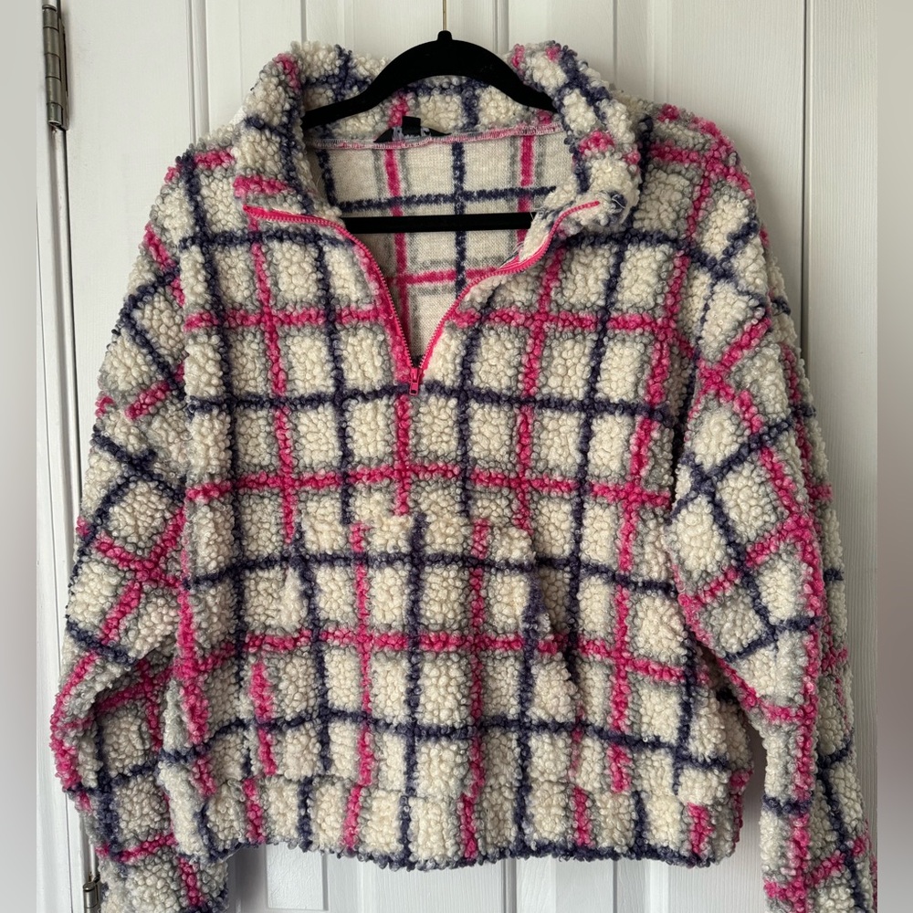 J. NNA Sherpa Quarter Zip